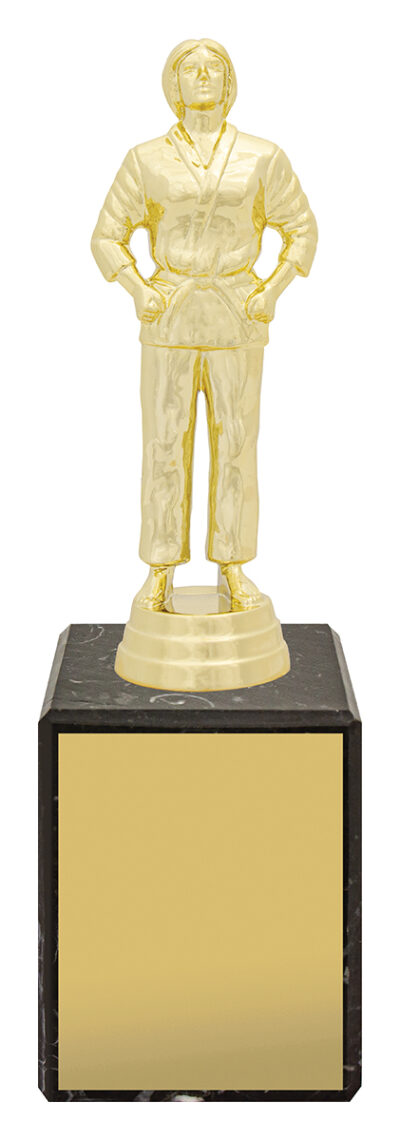 Female Judo Marble Column